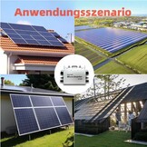 Solar Grid Tie Micro-omvormer, 800 W, met gegevensbewakingsscherm, AC IP67, met wifi-app voor 2 zonnepanelen voor balkonkrachtcentrale, balkonkrachtcentrale, inverter, 190-270 V AC