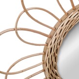 Wandspiegel Rotan Bloem 38cm - 32% Korting!