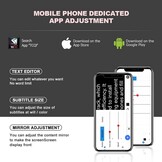 LENSGO TC7S Draagbare Teleprompter voor Telefoon, One-Second Fold Mini Teleprompter met Afstandsbediening, App Compatibel met iPhone & Android voor Online Onderwijs Vlog Live Streaming Interview