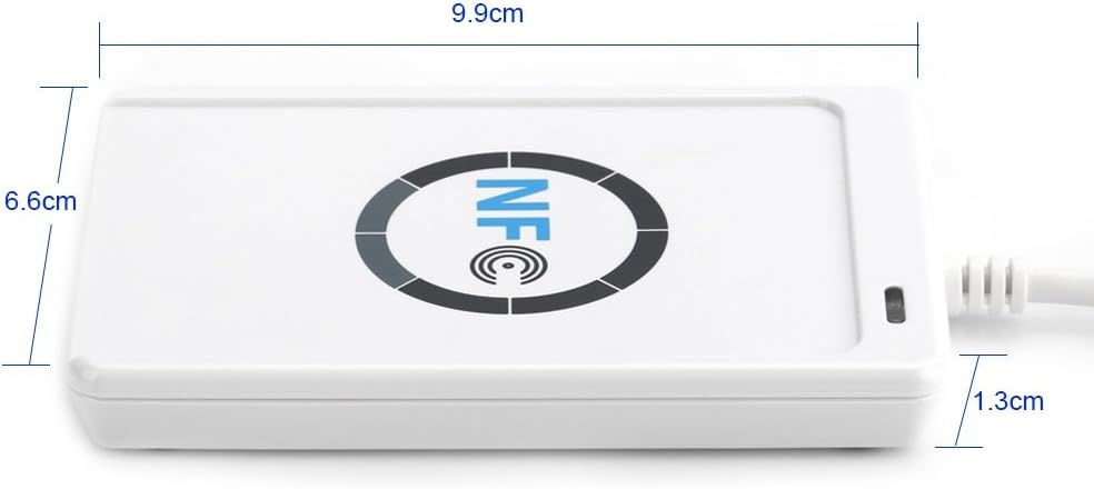 NFC Reader Writer, NFC lees- en schrijfapparaat, contactloze smartcard-duplicator met 5 x IC-kaart