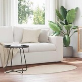 vidaXL Tapijt HUARTE Beige 80 x 150 cm Polyester