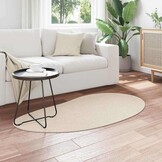 vidaXL Tapijt HUARTE Beige 80 x 150 cm Polyester