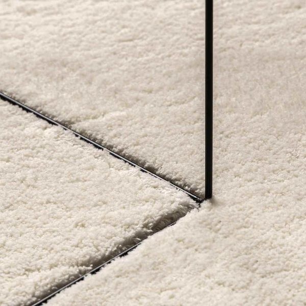 vidaXL Tapijt HUARTE Beige 80 x 150 cm Polyester