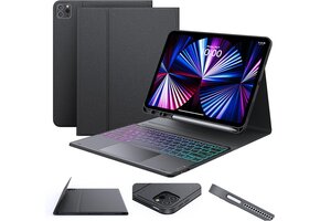Toetsenbord Hoes iPad Pro 12.9 met Touchpad & Penhouder - 36% Korting