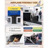SZLX Vacuum Rugzak Carry-on Bagage Vrouwen, Airbag Rugzak Met Vacuüm Systeem Voor Reizen, Ryanair Handbagage 40x20x25 Travel Ruscksack Cabin Grootte Met Pomp Waterdichte Mannen Vacuüm Koffer
