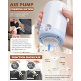 SZLX Vacuum Rugzak Carry-on Bagage Vrouwen, Airbag Rugzak Met Vacuüm Systeem Voor Reizen, Ryanair Handbagage 40x20x25 Travel Ruscksack Cabin Grootte Met Pomp Waterdichte Mannen Vacuüm Koffer
