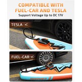 Swonder 20PSI Digitale elektrische hogedrukpomp voor stand-up paddleboard | kajak | tent, SUP-inflator met intelligente dubbele trap en auto-off, twee kleuren