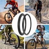 RUTU Fietsbanden 26x2.35 met Binnenbanden - Set van 2 - Zwart