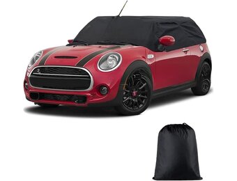 Autohoes, waterdicht, vervanging voor BMW Mini Cabrio R52 R57 F57 2005-2024, autoafdekking, outdoor, halve garage voor auto, UV-bestendige autohoes, regen, zon, stofbescherming, autohoes