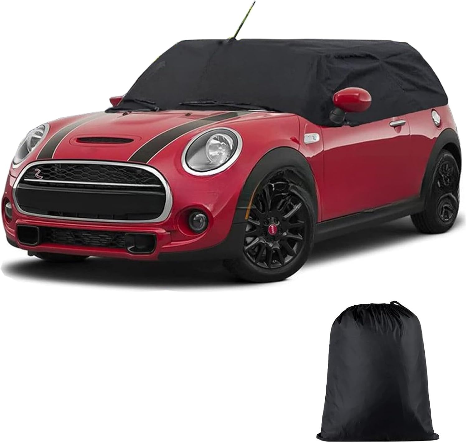 Autohoes, waterdicht, vervanging voor BMW Mini Cabrio R52 R57 F57 2005-2024, autoafdekking, outdoor, halve garage voor auto, UV-bestendige autohoes, regen, zon, stofbescherming, autohoes