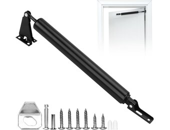 Automatische deurdranger tuinpoortdranger buiten met softclose deurdemper deurdranger binnendeuren vastzelfunctie voor stormdeuren duurzaam & eenvoudige montage hordeuren & houten deuren