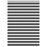 vidaXL Zebra rolgordijn 160x200 cm stofbreedte 155,9 cm zwart