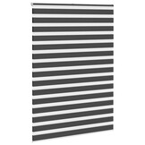 vidaXL Zebra rolgordijn 160x200 cm stofbreedte 155,9 cm zwart