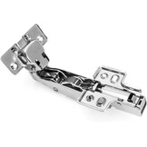 QWORK® 165 graden opschroefscharnier, verborgen scharnier, meubelscharnier van vernikkeld staal, 4 stuks