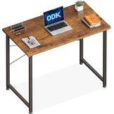 ODK Bureau voor computer, 100x48cm Bureau voor Kantoor, Bureaus Geschikt voor Slaapkamers en Woonkamers, Noir