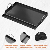 Universele Grillplaat 63,5x41cm - Anti-aanbak - Nu 29% Korting!