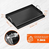 Universele Grillplaat 63,5x41cm - Anti-aanbak - Nu 29% Korting!