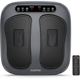 RENPHO vibrerende voetmassage, elektrische shiatsu-voetmassage met afstandsbediening, 2 programma's, 3 automatische modi