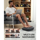RENPHO vibrerende voetmassage, elektrische shiatsu-voetmassage met afstandsbediening, 2 programma's, 3 automatische modi
