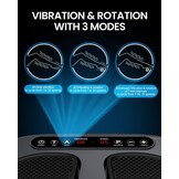 RENPHO vibrerende voetmassage, elektrische shiatsu-voetmassage met afstandsbediening, 2 programma's, 3 automatische modi