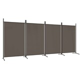vidaXL Kamerscherm met 4 panelen 346x180 cm stof antracietkleurig