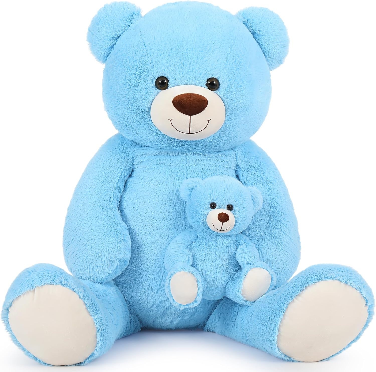 Reuze Pluche Beer 100 cm Bruin | XXL Knuffel met Kleine Beer (58% Korting!)