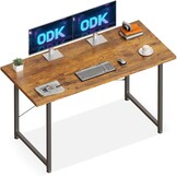 ODK Bureau voor Computer, 100x48cm Bureau voor Kantoor, Bureaus Geschikt voor Slaapkamers en Woonkamers, Wit