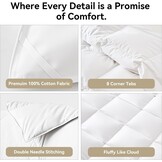 Luxe Dekbed Dons & Veren 200x200 cm - Warm & Zacht 100% Katoen