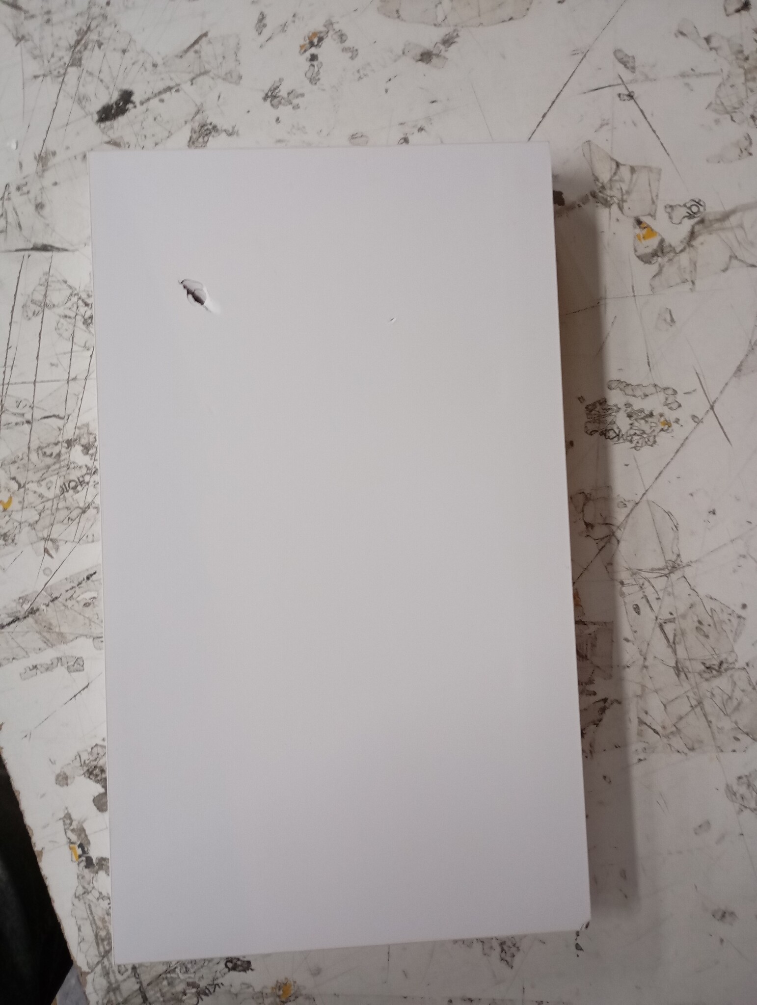Zwevende Wandschap 40x23cm MDF Wit - 67% Korting