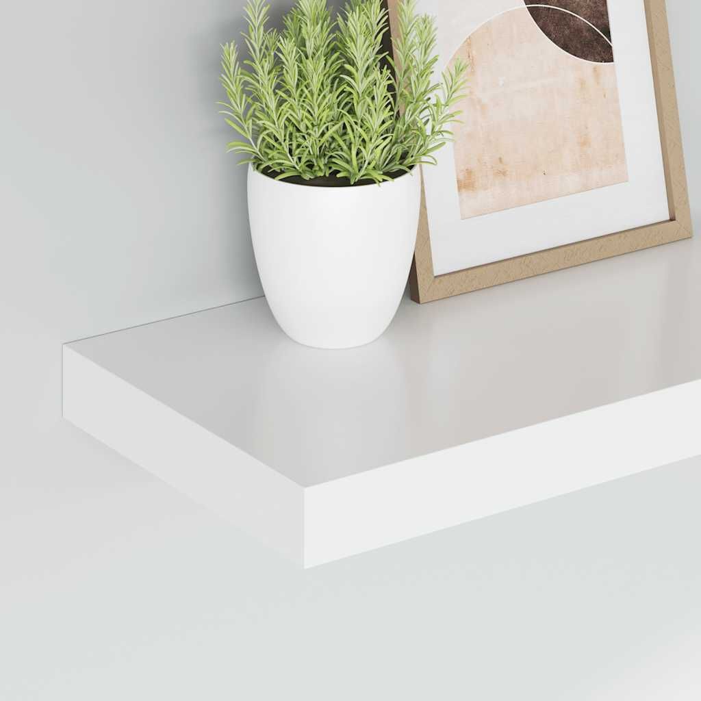Zwevende Wandschap 40x23cm MDF Wit - 67% Korting