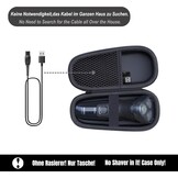 Waterdichte PU Reisetui voor Philips Shaver Series 3000 en 3000X baardtrimmer
