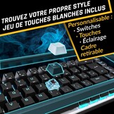 Mechanisch AZERTY Toetsenbord | Cherry MX Brown | Draadloos Bluetooth | 75% Korting