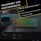 Mechanisch AZERTY Toetsenbord | Cherry MX Brown | Draadloos Bluetooth | 75% Korting