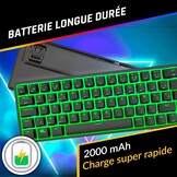 Mechanisch AZERTY Toetsenbord | Cherry MX Brown | Draadloos Bluetooth | 75% Korting