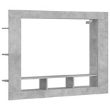 vidaXL TV-meubel 152x22x113cm Betongrijs | 29% Korting!