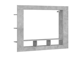 Groots TV-meubel Betonlook - 152x22x113 cm - 65% Korting!