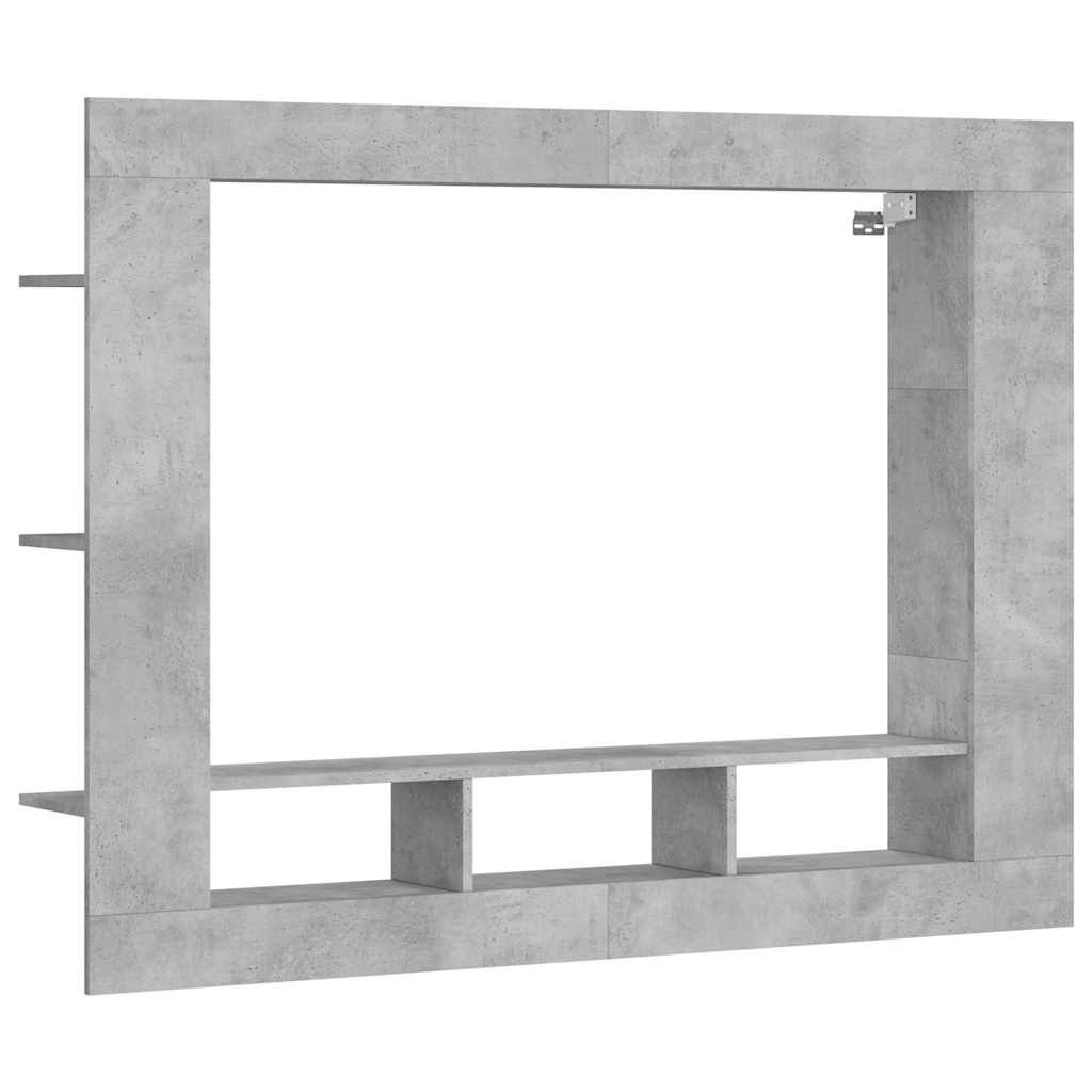 vidaXL TV-meubel 152x22x113cm Betongrijs | 29% Korting!