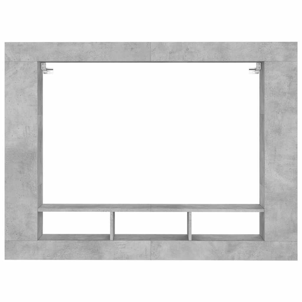 vidaXL TV-meubel 152x22x113cm Betongrijs | 29% Korting!