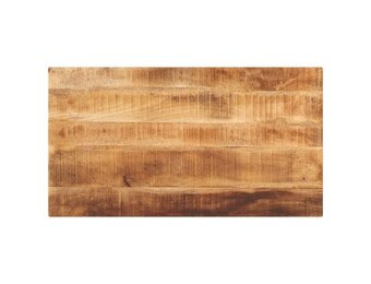 vidaXL Tafelblad rechthoekig 120x60x2,5 cm massief ruw mangohout