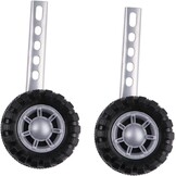 Toddmomy Steunwielen voor kinderfietsen, 1 set universele fietshulpwielen met metalen frame, balans, trainingswielen voor kinderfiets, accessoires, eenvoudig te monteren