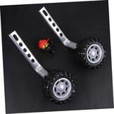 Toddmomy Steunwielen voor kinderfietsen, 1 set universele fietshulpwielen met metalen frame, balans, trainingswielen voor kinderfiets, accessoires, eenvoudig te monteren
