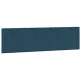vidaXL Hoofdbordkussen "Hanko" 180 cm fluweel blauw