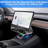 QKIIP Magnetische Acryl Opbergplank voor Tesla Model 3/Y - Gemakkelijke Installatie