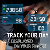 findtime Smart Ring met display, fitnesstracker, stappenteller, ring, hartslagmeter, slaaptracker, SpO2 mes, activity tracker, calorieën-afstandstracking