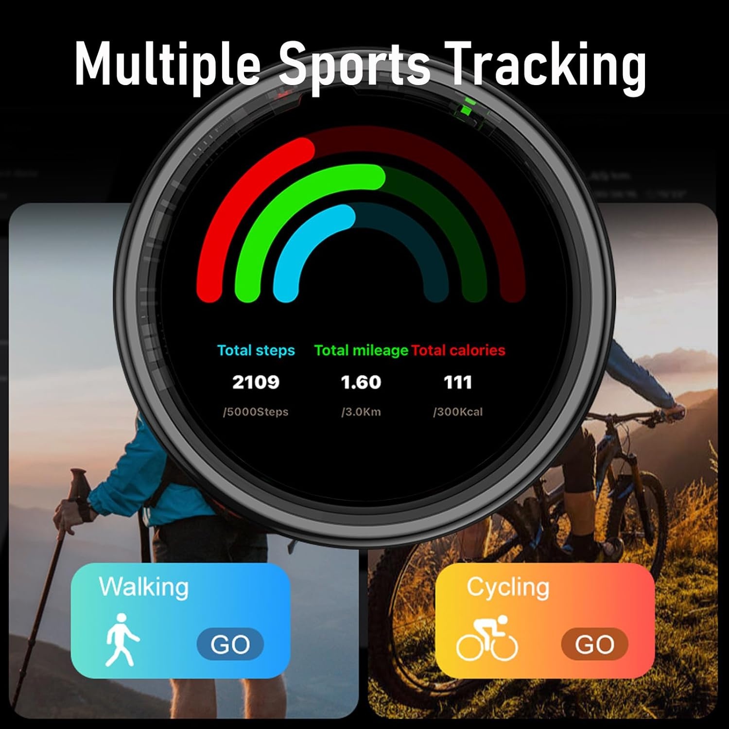 findtime Smart Ring met display, fitnesstracker, stappenteller, ring, hartslagmeter, slaaptracker, SpO2 mes, activity tracker, calorieën-afstandstracking