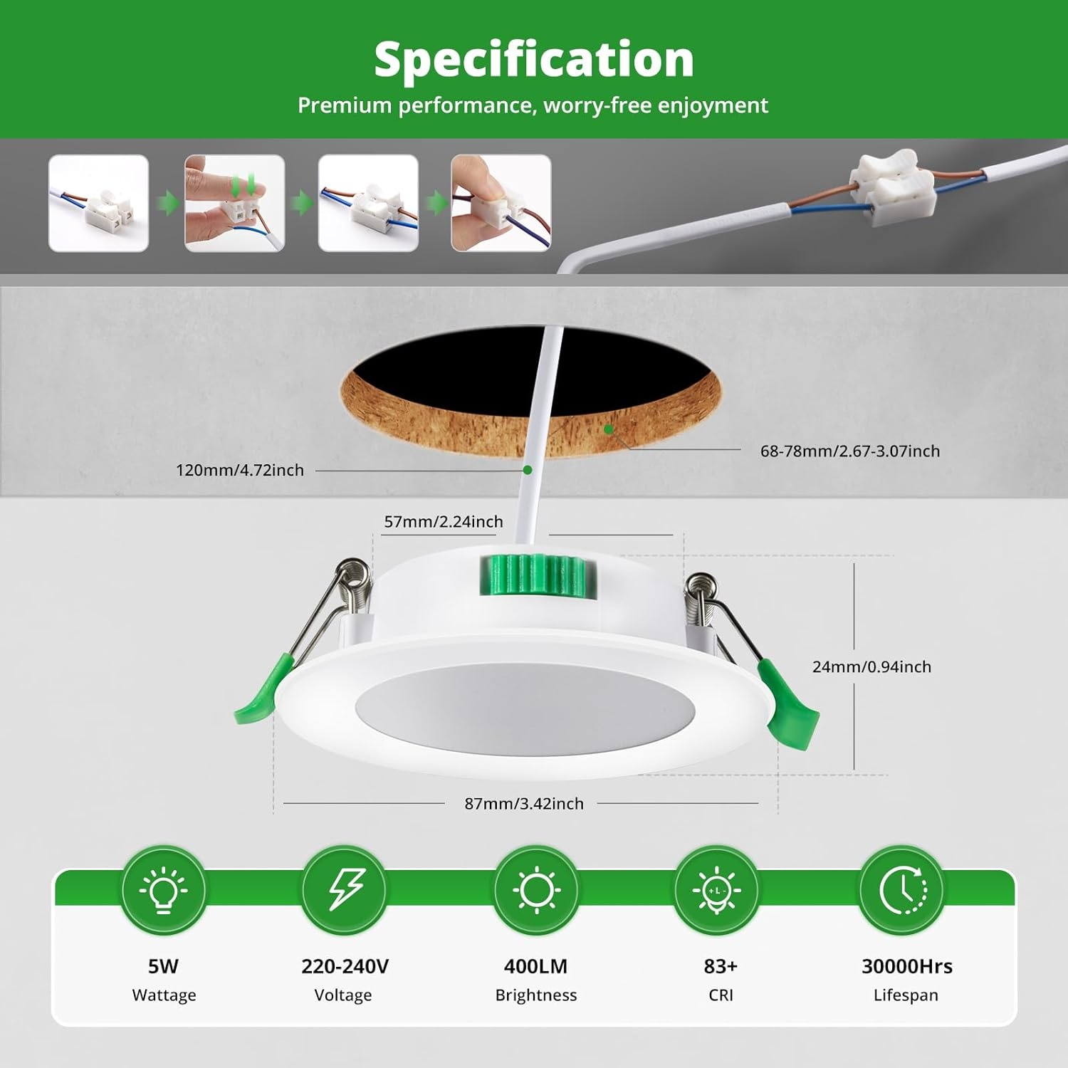 20x Dimbare LED Inbouwspots (2700K-6000K) - 29% Korting!