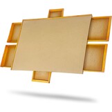 KINSPORY Puzzelplank van hout met laden, 1500 stukjes, perfect voor puzzelliefhebbers voor kinderen en volwassenen