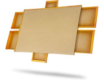 KINSPORY Puzzelplank van hout met laden, 1500 stukjes, perfect voor puzzelliefhebbers voor kinderen en volwassenen