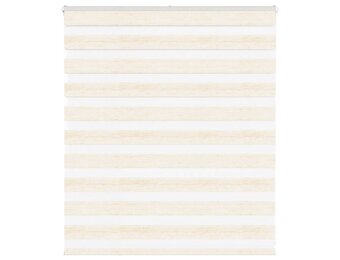 vidaXL Zebra rolgordijn 125x100 cm stofbreedte 120,9 cm marmerbeige