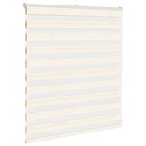 vidaXL Zebra rolgordijn 125x100 cm stofbreedte 120,9 cm marmerbeige
